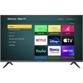 Hisense 40-Inch Class 2K FHD LED LCD Smart TV Motion Rate 120 Gaming Mode Compatible with Alexa & Google Assistant 40H4030F3 (Renewed)
