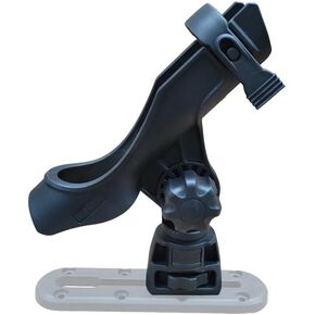 Brocraft Baitcaster/Spinning Rod Holder with Track Mount / Kayak Track Mount Rod Holder