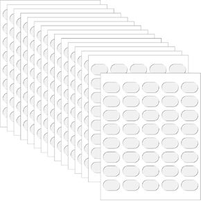 DLOnline 600Pcs Clear Double Sided Sticky Dots, Removable Museum Gel, Sticky Tack, Mounting Putty, Museum Putty, Poster Putty for Wall Hanging of Blind Box Dolls, 0.31 x 0.51 inches in Kuwait