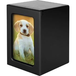 Cuodia: Dog Urn for Ashes,pet urns Wood Boxes Pet Photo Cremation Urn,Cuodia Pet Urns, Dog Urn,urns for Pets Ashes Dogs,cat urns for Ashes, (Small)…