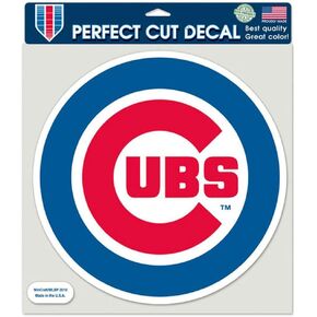 Wincraft MLB Chicago Cubs 87132010 Perfect Cut Color Decal, 8" x 8", Black