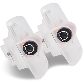 2 pcs LED Car Door Logo Projector Ghost Shadow Lamp Courtesy Light Welcome Puddle Lights for GTR R35 R34 Skyline