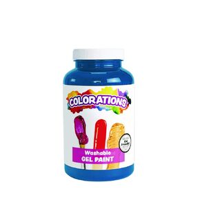 Colorations Washable Gel Paint, Blue - 16 oz. (Item # CWGPBL)