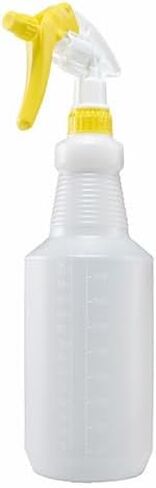 Winco 28 Ounce Professional Spray Bottle with Adjustable Nozzle, Yellow in Saudi Arabia