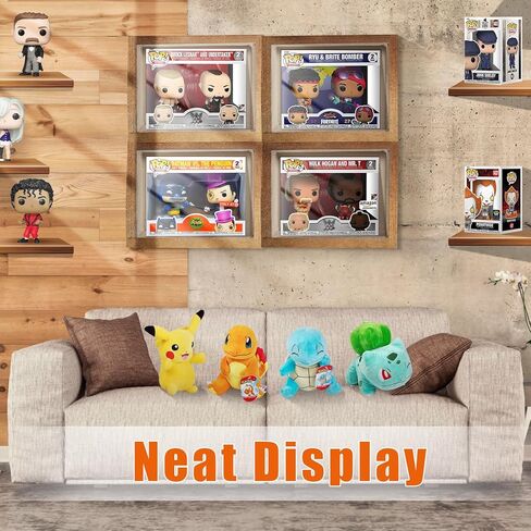 Clear Plastic Protector Case for 2-Pack-Funko-Pop Figures, Protector Case Compatible with Funko Pop 2-Pack Figures Boxes- 5 Pack in Kuwait