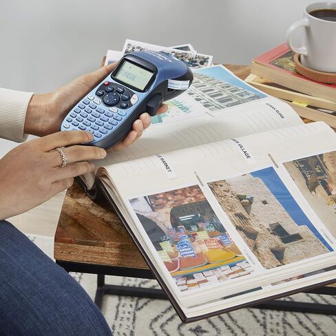 Dymo LetraTag LT-100T Labelmaker | Portable Label Printer with QWERTY Keyboard | Silver | Ideal for The Office or at Home in Saudi Arabia