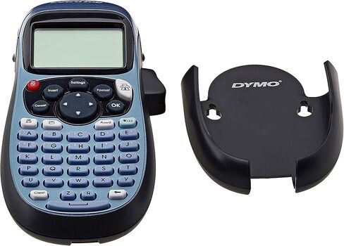 Dymo LetraTag LT-100T Labelmaker | Portable Label Printer with QWERTY Keyboard | Silver | Ideal for The Office or at Home in Saudi Arabia