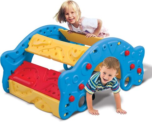 طاولة أنشطة تسلق الصخور من جرو آند أب Qwikflip®، كرسي هزاز ومقعد، طاولة أنشطة تسلق الصخور للاستخدام الداخلي والخارجي، متعددة الوظائف على مدار العام للأطفال الصغار، عمر 1.5 عامًا فما فوق in Kuwait