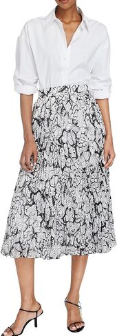 Club Monaco Women's Printed Pleat Skirt in Saudi Arabia