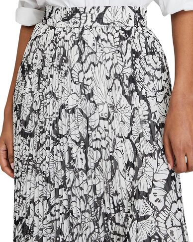Club Monaco Women's Printed Pleat Skirt in Saudi Arabia