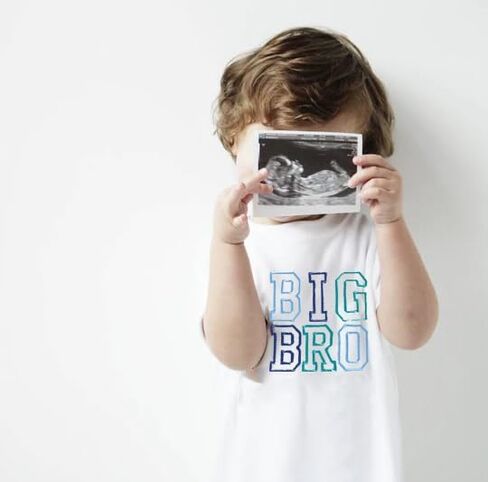 CREAIRY Big Sister Little Sister Brother Matching Outfits Toddler Baby Girl Boy Short Sleeve Romper T-Shirt Summer Clothes in Kuwait