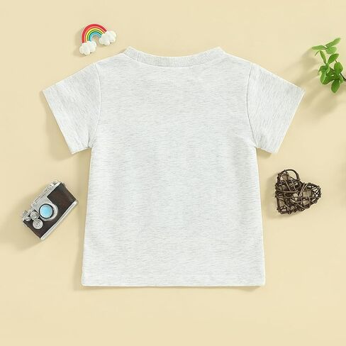 CREAIRY Big Sister Little Sister Brother Matching Outfits Toddler Baby Girl Boy Short Sleeve Romper T-Shirt Summer Clothes in Kuwait