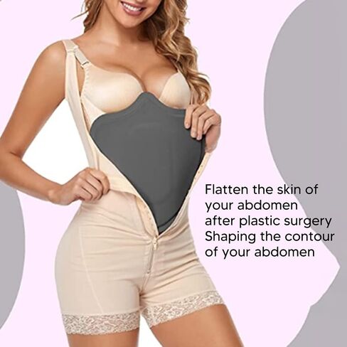 Abdominal Compression Board, Lipo Foam Compression Board Women Shaping Soft Foam Post Surgery Belly Flattening Board Abdominal Board Liposuction Foam Op Lipo Abdomen Tummy Belly Board (Beige) in Saudi Arabia