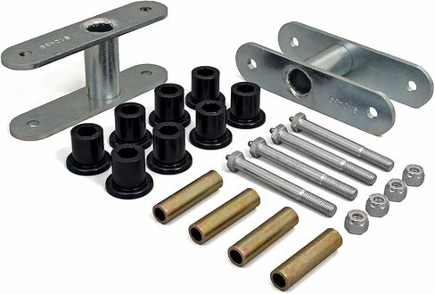 Daystar, Jeep CJ 1½" Rear Lift Greasable Shackle, fits 1976 to 1986 2/4WD, KJ61007BK, Made in America , Black in Saudi Arabia