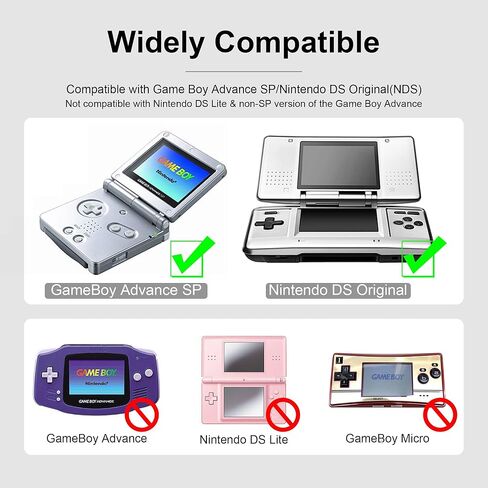 CUENSTOP GBA SP USB Charger Cable, Power Charging Cord Compatible with Nintendo DS Original Console(NDS)/Gameboy Advance SP, 3.9 ft in Kuwait