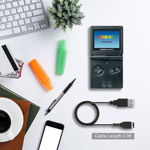 CUENSTOP GBA SP USB Charger Cable, Power Charging Cord Compatible with Nintendo DS Original Console(NDS)/Gameboy Advance SP, 3.9 ft in Kuwait
