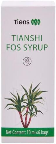 Tiens FOS Syrup - Premium Fructooligosaccharides Syrup for Digestive Health - Gut Health Syrup - 6 Sachets x 10ml (60ml) in Saudi Arabia