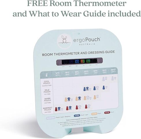 كيس نوم الطفل ergoPouch 3.5 TOG - حقيبة بدلة نوم للأطفال مصنوعة من القطن العضوي بنسبة 100% لقضاء ليلة مريحة للطفل - بطانية أطفال للتحكم في درجة الحرارة (صفصاف، 8-24 شهرًا) in Kuwait