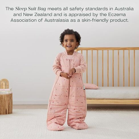 كيس نوم الطفل ergoPouch 3.5 TOG - حقيبة بدلة نوم للأطفال مصنوعة من القطن العضوي بنسبة 100% لقضاء ليلة مريحة للطفل - بطانية أطفال للتحكم في درجة الحرارة (صفصاف، 8-24 شهرًا) in Kuwait