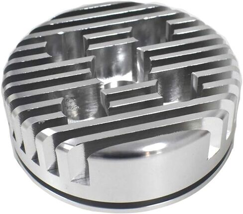 رأس أسطوانة RIRECUjP CNC وقابس شرارة لمحرك السباق 66cc/80cc (فضي) in Kuwait