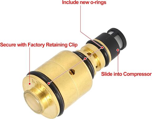 X AUTOHAUX AC Compressor Control Solenoid Valve Compressor Pressure Valve 5SL12 for Hyundai for Kia for Yaris for Mercedes-Benz for Opel for Land Rover for Saab in Saudi Arabia