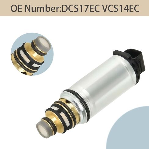 AC Compressor Control Solenoid Valve VCS14EC DCS17EC Compatible with Nissan Altima 2013 2014 2015 2016 Silver Tone in Saudi Arabia