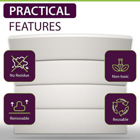 3 Pack GreenFix Mounting Putty 2oz - White Sticky Tack for Wall Hanging - Removable Poster Putty Non Marking - Ticky Tack for Picture Poster Hanging Collectibles Crafting in Kuwait