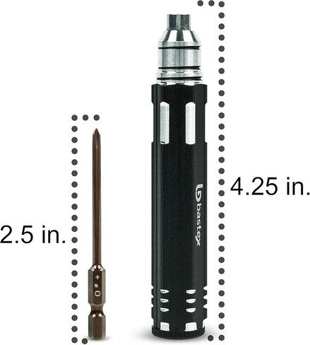 Bastex مفك براغي دقيق الكل في واحد، مجموعة أدوات مكونة من 5 قطع قابلة للتبديل - صُنعت خصيصًا لطائرة Hobby RC Phantom Aerial UAV Drone Quadcopter in Kuwait