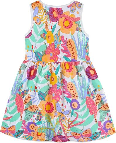 Codkkre Girls Dresses Toddler Summer Dresses Kids Sundress Birthday Party Dress 2-8 Years Old in Saudi Arabia