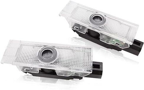 2 Pcs LED Car Door Logo Lights Projector Ghost Shadow Welcome Lamp Courtesy Step Lights Accessories Compatible for Challenger 2015-present in Kuwait