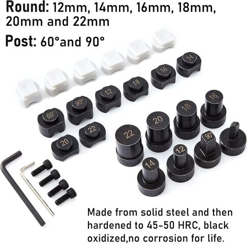 Goyappin Ring Bender Tool for Spoon Rings Heavy Duty, Spoon Ring Making Kit, Ring Press Machine for Making Jewelry Ring Maker, Ring Sizer Measuring Tool Set (Ring Sizer, Ring Mandrel), Rubber Hammer in Kuwait