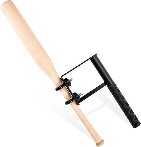 Meooeck Baseball Swing Trainer Softball Batting Hitting Training Aid Tool Metal Baseball Batting Practice Trainer for Kids Boys Girls Baseball Players Barrel Control Training Device Accessories, Black in Saudi Arabia