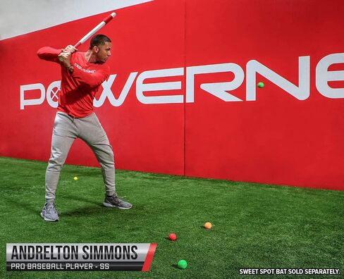 PowerNet Micro 2" Weighted Training Balls 12 Pack Complete Set | 4 Weights - 3.5, 5.5, 7.5, 9.5 oz | Enhance Hand-Eye Coordination | Undersized Golf Ball Size | Build Strength and Muscle in Saudi Arabia