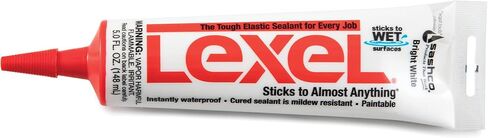 Sashco 13033 5oz Sealants White Lexel Adhesive Caulk, 5-Ounce, 5 Oz. in Saudi Arabia