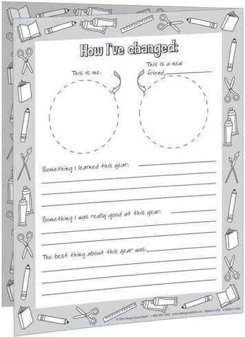 Really Good Stuff Ready-to-Decorate First Day-Last Day Letters Kit - Set of 24. in Saudi Arabia