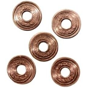 Tambe ka sikka/عملات نحاسية/Tambe ke Sikke 5 قطع لبوجا والطقوس وديوالي بوجا حزمة من 5 in Kuwait