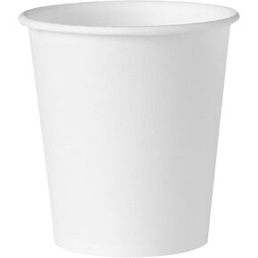 SOLO Cup Company White Paper Water Cups, 3 oz, 100/Pack, 100 Count (Pack of 1) in Kuwait