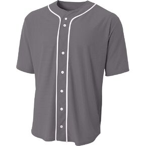 A4 Youth Full Button Stretch Mesh Baseball Jersey NB4184 in Saudi Arabia