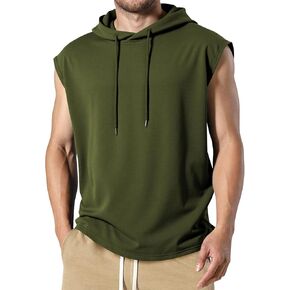 JMIERR Men's Drawstring Hooded Shirts - Casual Loose Fit Cotton Hoodies Tee Shirt for Daily Wear in Kuwait