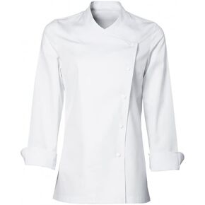 Long Sleeves New Chef Coat Jacket Uniform for women ideal for food service, Caterers and Culinary professional. in Saudi Arabia