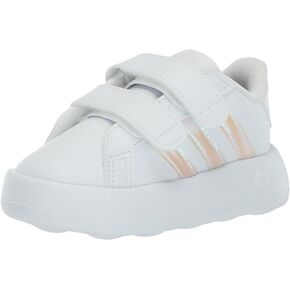 حذاء رياضي Adidas Kids Grand Court 2.0، أسود/أسود/فضي معدني، 10 US للجنسين الصغار in Saudi Arabia