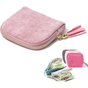 Travel Jewelry Organizer Case, Small Jewelry Pouch Bags with Zipper & Tassel, Travel Jewelry Case for Earrings Necklaces Rings Bracelets Brooches, Travel Gifts for Women in Saudi Arabia