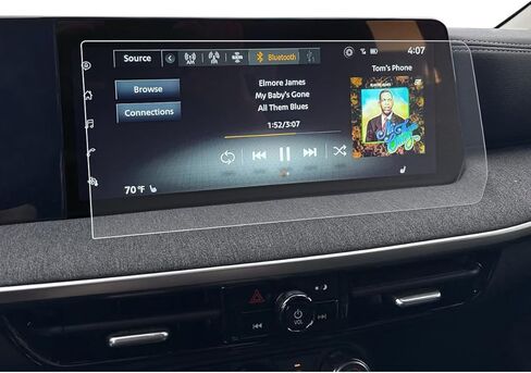 BIXUAN 2022 2023 Wrangler JL Screen Protector Design for 2018-2023 Wrangler/2020-2023 Gladiator 7 inch Touch Screen 9H Hardness Glass Wrangler Accessories 2023 Gladiator JT Screen Protective Film in Kuwait