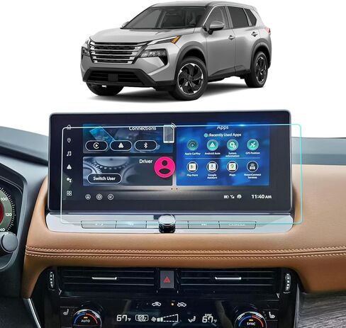 BIXUAN 2022 2023 Wrangler JL Screen Protector Design for 2018-2023 Wrangler/2020-2023 Gladiator 7 inch Touch Screen 9H Hardness Glass Wrangler Accessories 2023 Gladiator JT Screen Protective Film in Kuwait