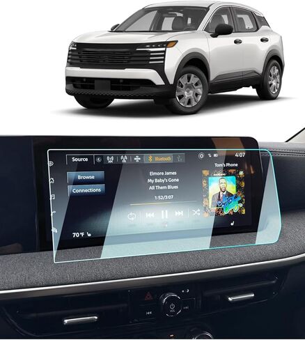 BIXUAN 2022 2023 Wrangler JL Screen Protector Design for 2018-2023 Wrangler/2020-2023 Gladiator 7 inch Touch Screen 9H Hardness Glass Wrangler Accessories 2023 Gladiator JT Screen Protective Film in Kuwait