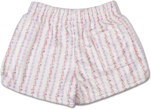 iscream Big Girls Silky Soft Pretty Print Plush Fleece Shorts - Vintage Florals Collection in Saudi Arabia