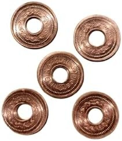 Tambe ka sikka/عملات نحاسية/Tambe ke Sikke 5 قطع لبوجا والطقوس وديوالي بوجا حزمة من 5 in Kuwait