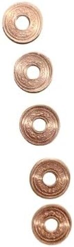 Tambe ka sikka/عملات نحاسية/Tambe ke Sikke 5 قطع لبوجا والطقوس وديوالي بوجا حزمة من 5 in Kuwait