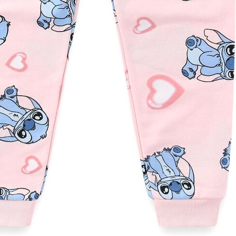 Disney Lilo & Stitch Heart Girls Fleece Pants for Little to Big Kids (Size: 7-12) in Saudi Arabia