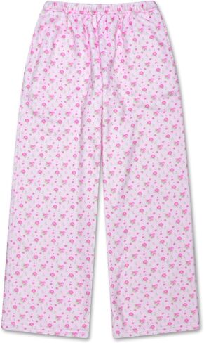 iscream Big Girls Silky Soft Pretty Print Plush Fleece Pants - Vintage Florals Collection in Saudi Arabia